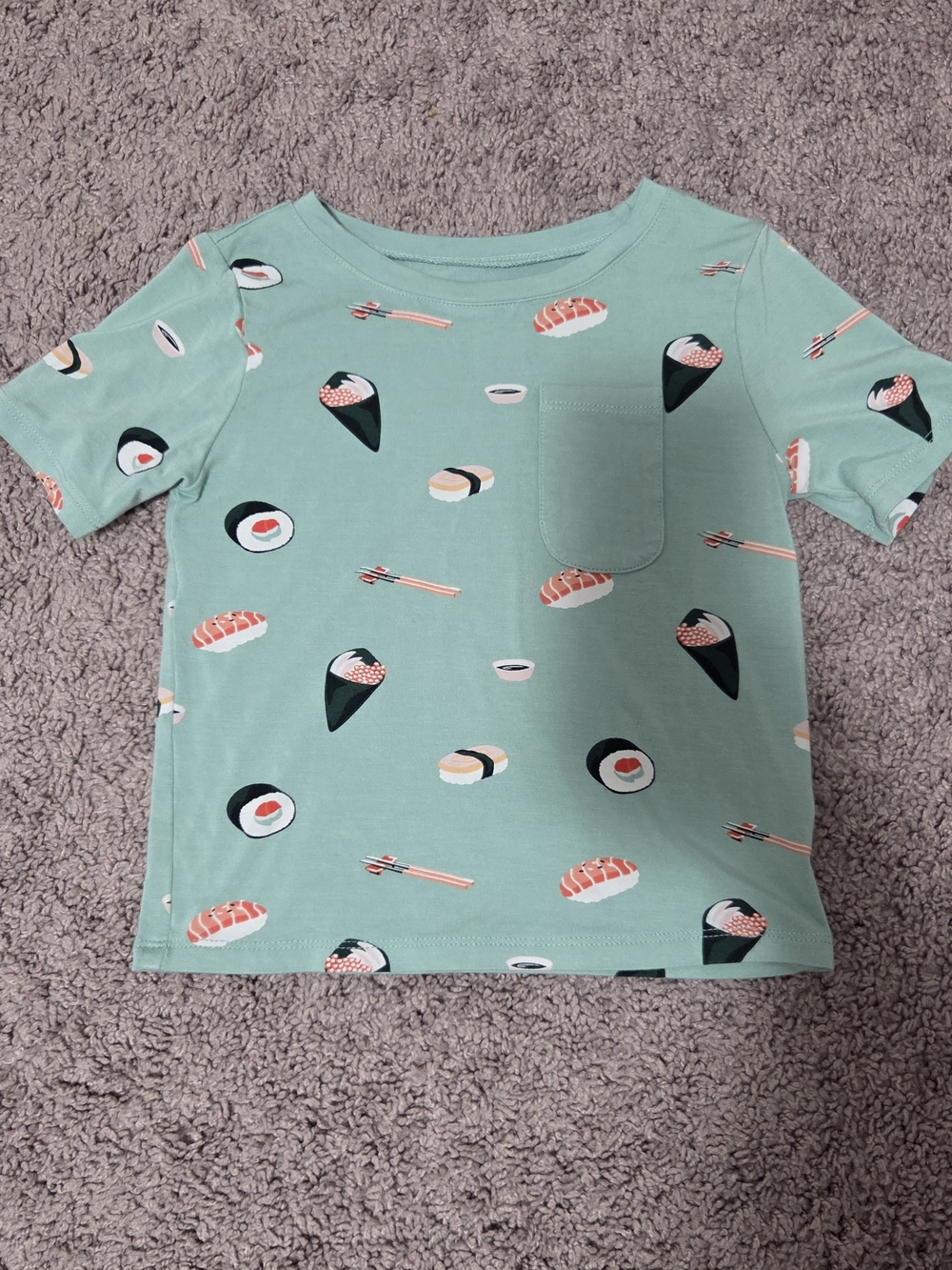 Kyte BABY Mint Sushi Pocket Short Sleeve Tee